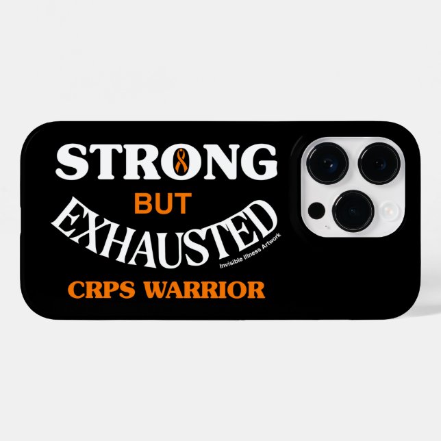 STRONG but Exhausted...CRPS Case-Mate iPhone Case (Back (Horizontal))