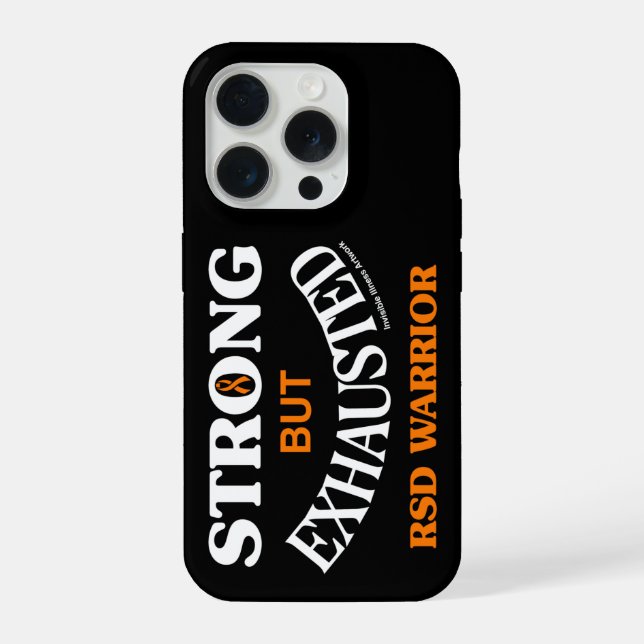 STRONG BUT EXHAUSTED...RSD iPhone CASE (Back)