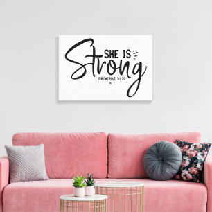 Strong Canvas Print