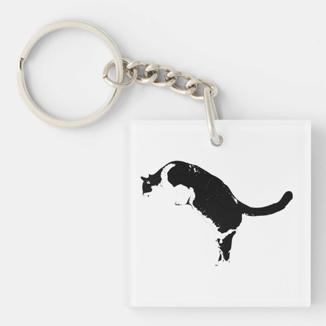 Strong Cat Key Ring (Front)