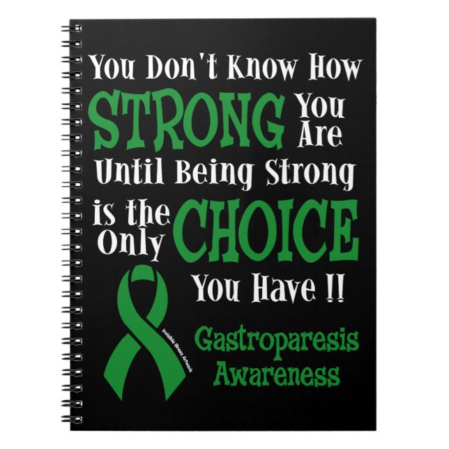 Strong/Choice...Gastroparesis Notebook (Front)