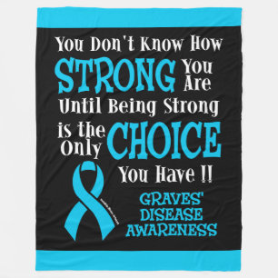 Strong/Choice...Graves' Fleece Blanket
