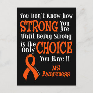 Strong/Choice...MS Postcard