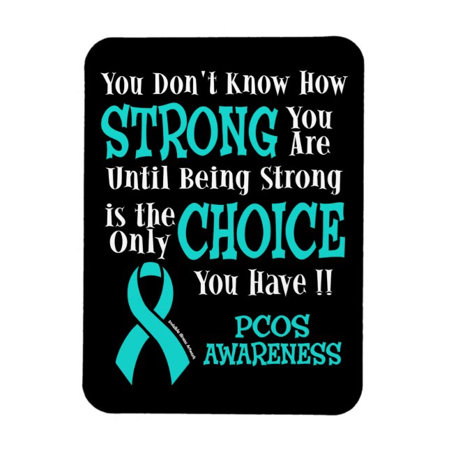Strong/Choice...PCOS Magnet (Vertical)