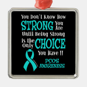 Strong/Choice...PCOS Metal Tree Decoration