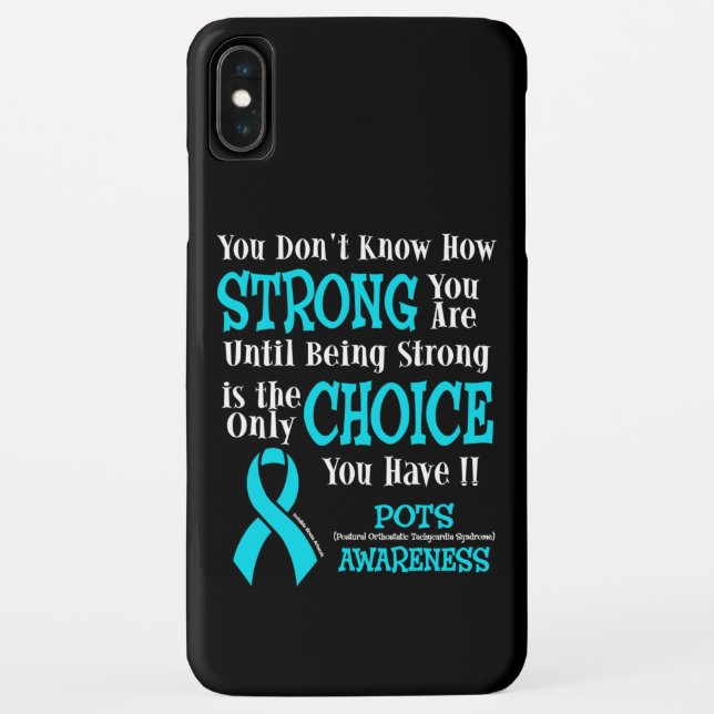 Strong/Choice...POTS Case-Mate iPhone Case (Back)