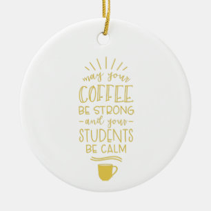 Strong Coffee Ceramic Tree Decoration