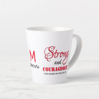 STRONG COURAGEOUS WOMAN Christian Monogram