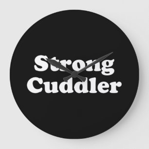 Strong Cuddler Large Clock