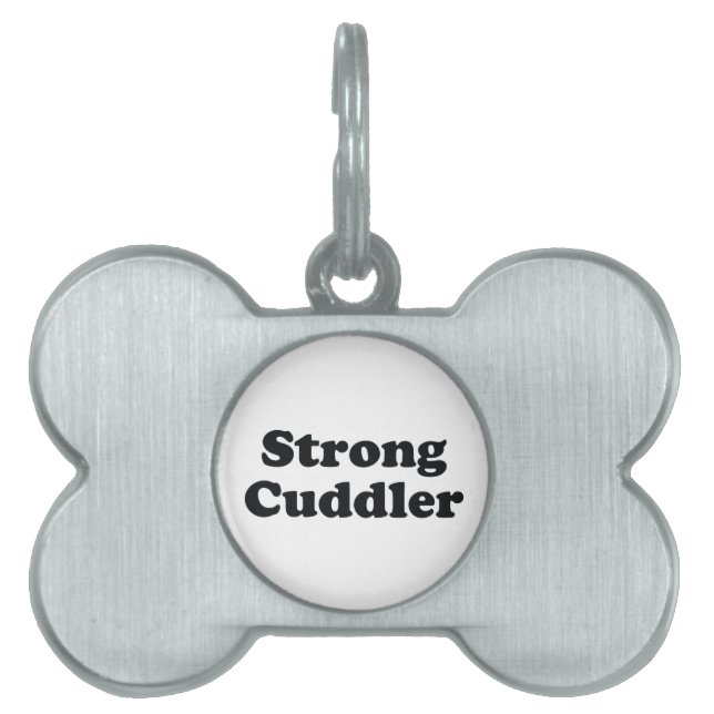 Strong Cuddler Pet ID Tag (Front)