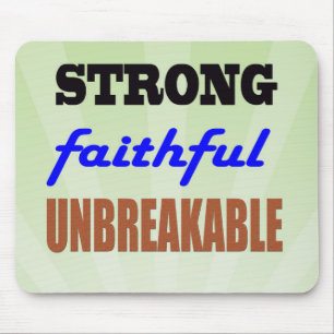 Strong Faithful Unbreakable Mouse Mat