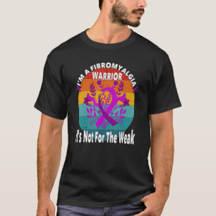 Strong Fibromyalgia Warrior Quote Fibromyalgia Awa T-Shirt