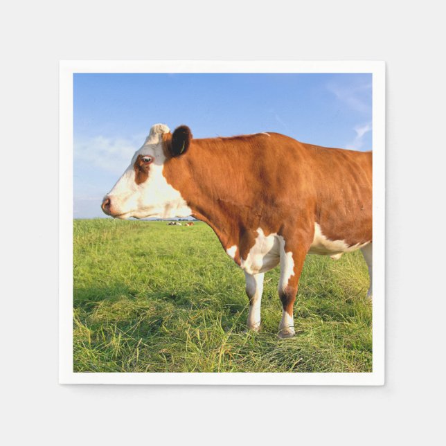 Strong Friesian cow Napkin (Front)