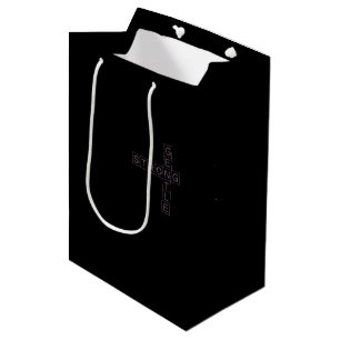 STRONG&GENTLE (black)   MEDIUM PAPER BAG