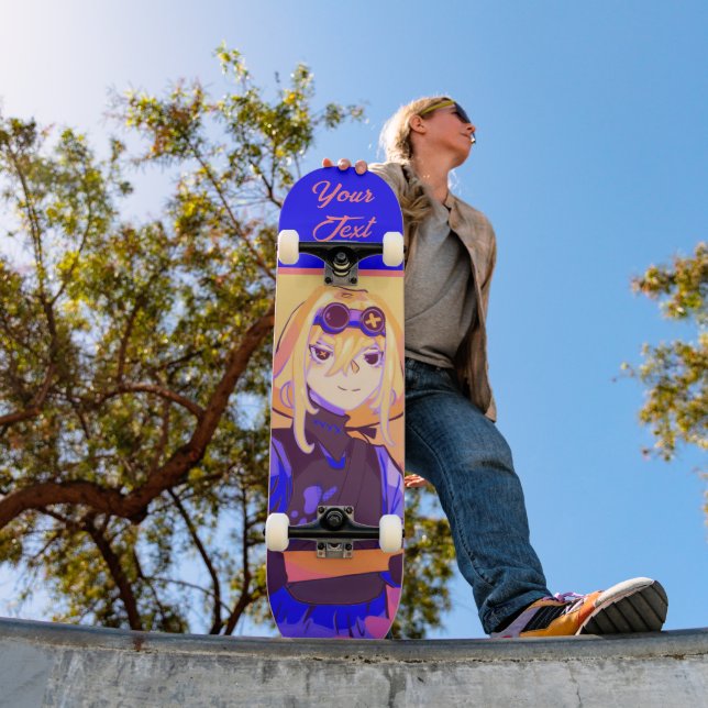 Strong girl Anime Skateboard (Outdoor 1)