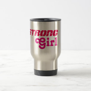 strong girl mug
