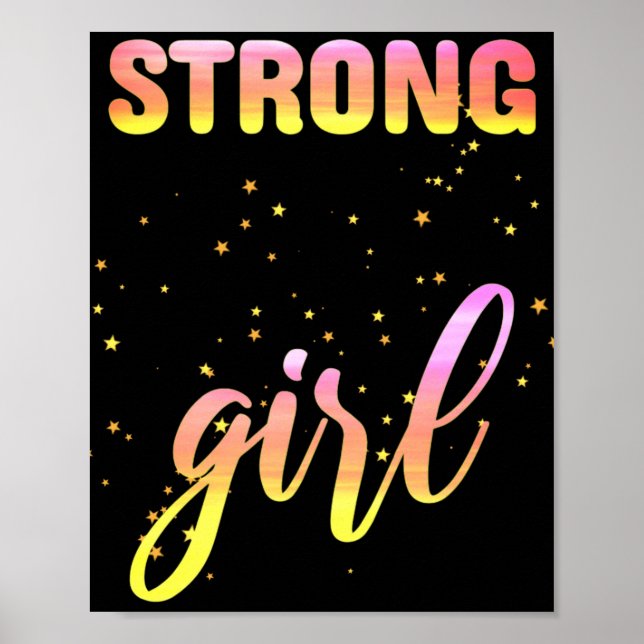 Strong Girl Pastel Star Poster (Front)