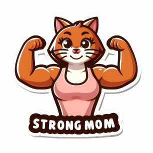 Strong Gym Cat Mum Sweatshirt