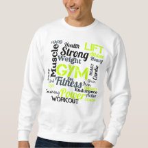 Strong Gym Workout Word Cloud