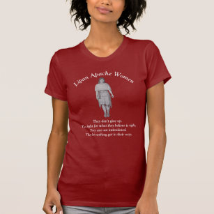 Strong Hearted Lipan Apache Women T-shirt-Vivid T-Shirt