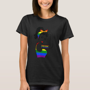 Strong Human Woman Lgbt Gay Lesbian Transgender Pr T-Shirt