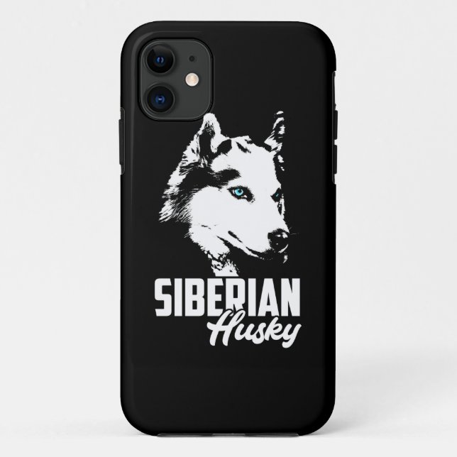 Strong Husky Siberian Case-Mate iPhone Case (Back)