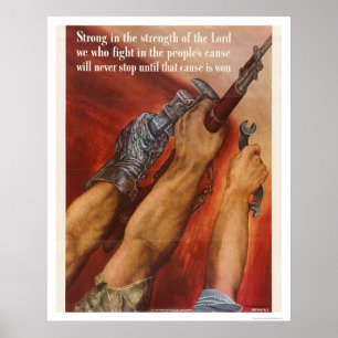 Strong in the Strength of the Lord Poster