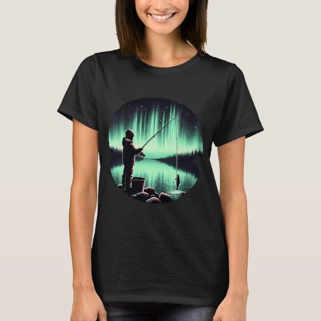 Strong independant boy catches his own dinner T-Shirt (Front)