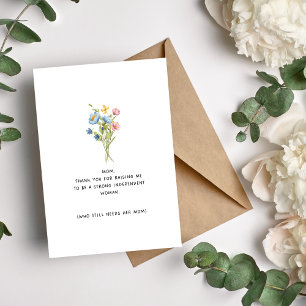 Strong Independant Womean Mother's Day Card