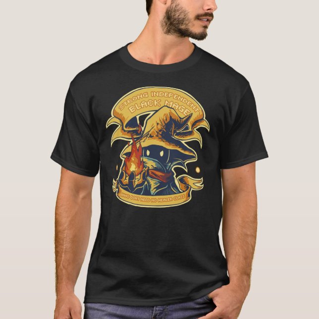 Strong Independent Black Mage Essential T-Shirt (Front)