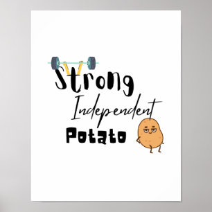 strong independent potato poster