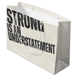 Strong Is An Understatement   Care Packages  Large Gift Bag