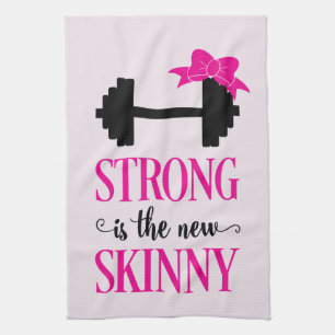 Strong Is The New Skinny (weights) Tea Towel