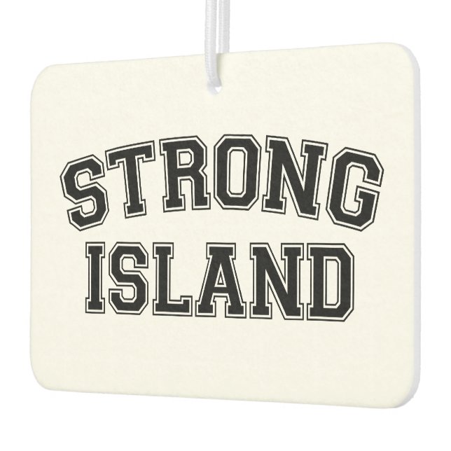 Strong Island, NYC, USA Car Air Freshener (Left)