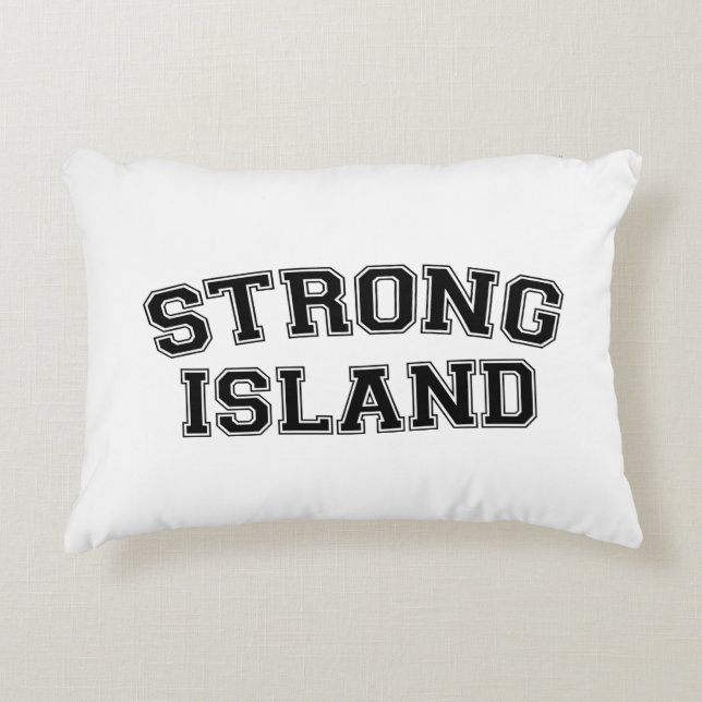 Strong Island, NYC, USA Decorative Cushion (Front)