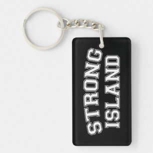 Strong Island, NYC, USA Key Ring