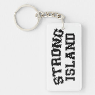 Strong Island, NYC, USA Key Ring