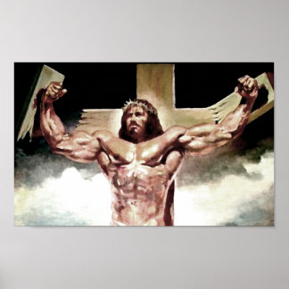Strong Jesus Poster
