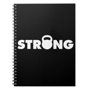 STRONG - Kettlebell Workout Motivational Notebook