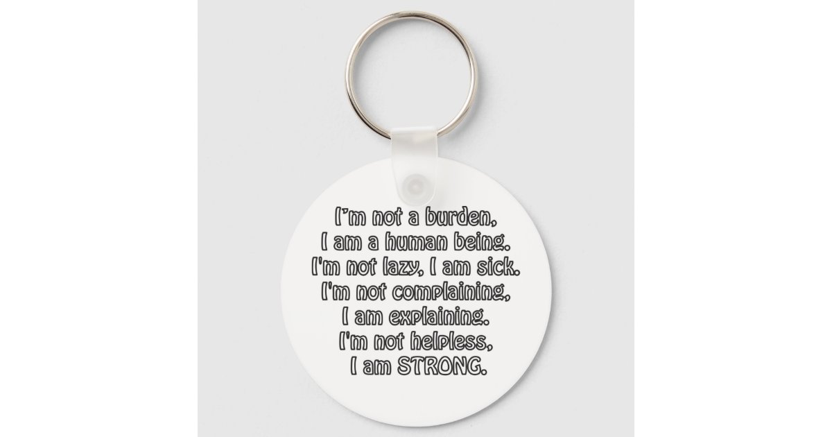 Strong Key Ring | Zazzle