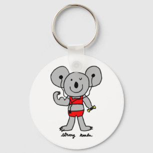 Strong Koala Keychain