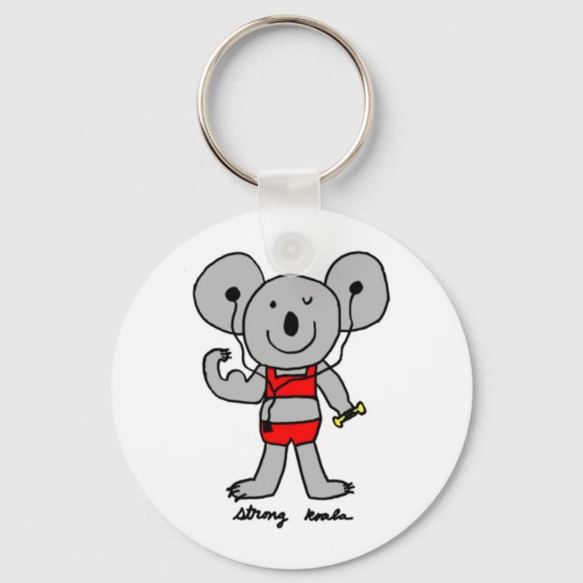 Strong Koala Keychain (Front)