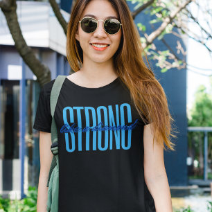 Strong Like a Diamond Motivational Quote T-Shirt
