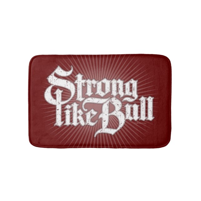 Strong Like Bull Bathroom Mat (Front)