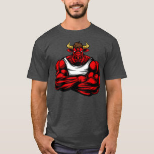Strong Like Bull Bodybuilding Weightlifting Gym T-Shirt