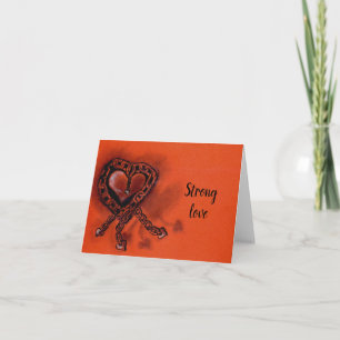 Strong love card