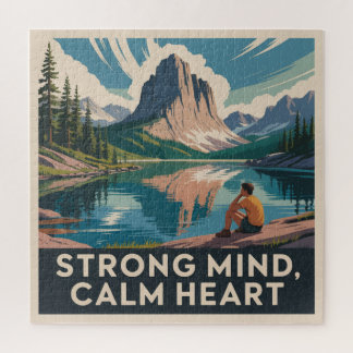 Strong Mind, Calm Heart Jigsaw Puzzle