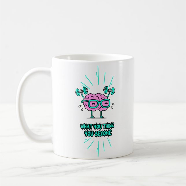 "Strong mind, strong body" Coffee Mug (Left)