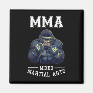 Strong Mma Gorilla - Thai Boxing Cage Fighting Magnet