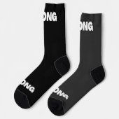 Strong, Motivational,Gym Wear Socks  (Left)